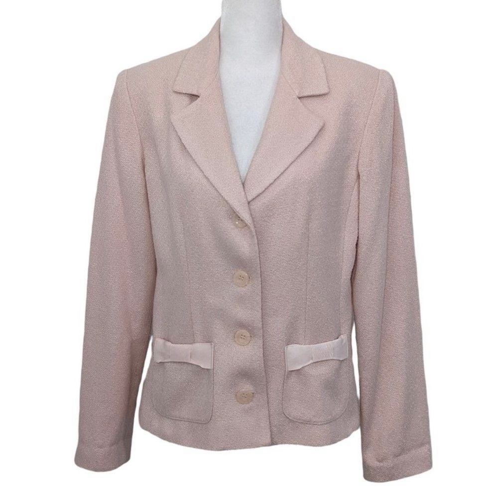 Enrico Baldini Pink Blazer Size 8